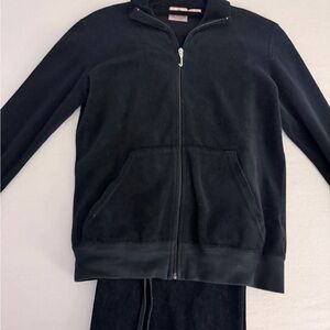 Juicy Couture Black Velour Jacket
